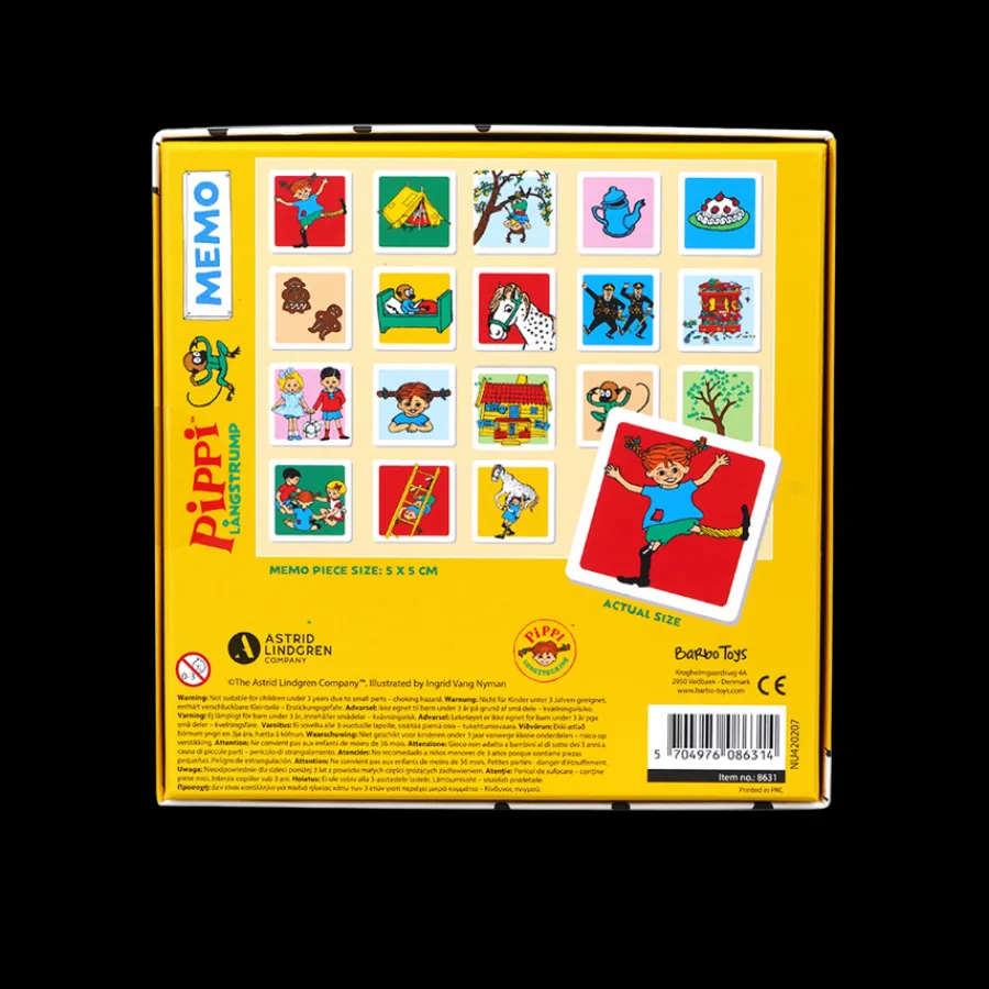 Barbo Toys Pippi Square Memo>Børn Legetøj &Amp; Spil