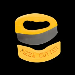Ukendt Pizzaskærer (15,5x13,2cm) Gul> Køkkenredskaber