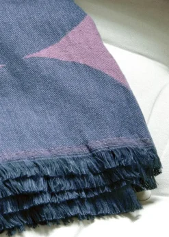 Basic u0026 More Plaid Loop Lavendel (130x180cm)><noscript><img width=