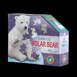 Basic u0026 More Puslespil Isbjørn 48 brikker>Børn Legetøj &Amp; Spil