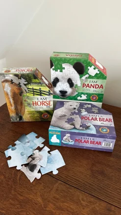 Basic u0026 More Puslespil Panda 24 brikker>Børn Legetøj &Amp; Spil