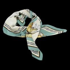 Basic u0026 More Satin tørklæde (70x70cm) Blomster> Hårpynt & Smykker