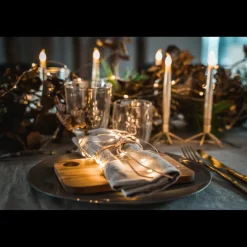 Sirius - Carolin Juletræslys 10stk Sølv (15 cm)> Julepynt & Dekoration|Jul