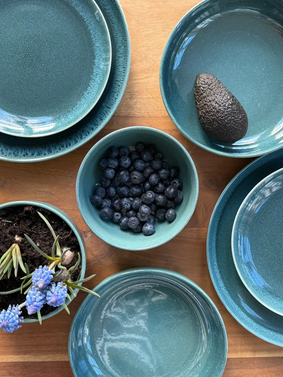 Basic u0026 More Skål ANDREA i Grøn (Ø20x5,5cm)> Julegaver Til Ham|Skåle & Fade