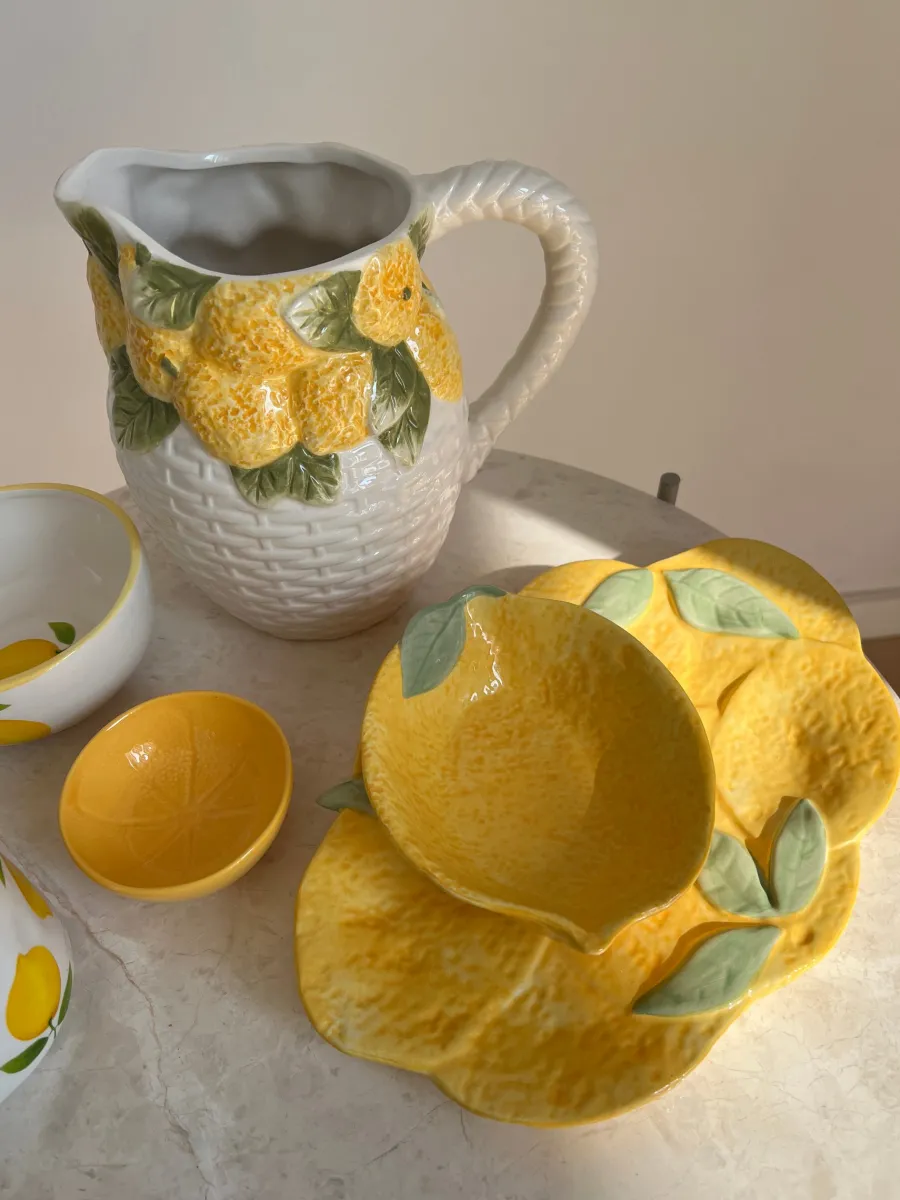 Basic u0026 More Skål Citron Design Gul GABI (28x19x2,7cm)> Julegaver Til Hende|Skåle & Fade