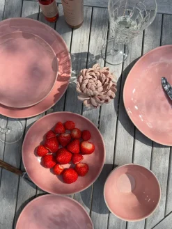 Basic u0026 More Skål MONICA Lyserød (21x4,5cm)> Julegaver Til Hende|Skåle & Fade