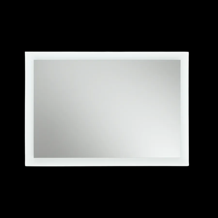Basic u0026 More Spejl til Væg Hvid BIRTHE ( 60x40x4cm)> Julegaver Til Hende|Øvrigt Badtilbehør