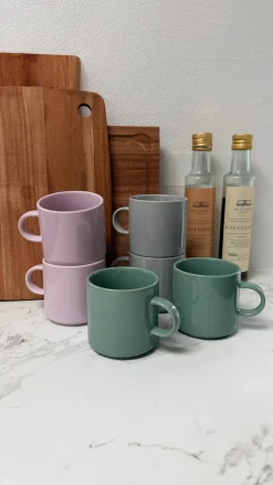 Stelton - Krus Lys Støvet Grøn 2 stk> Julegaver Til Ham|Kopper & Krus