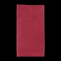 Basic u0026 More Stofserviet i Rød FROST (40x40cm)> Servietter