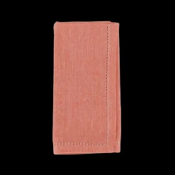 Basic u0026 More Stofserviet m.Hulsøm( 45x45cm). Orange> Servietter