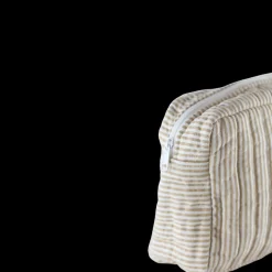 Basic u0026 More Toilettasker m Beige og Brun Stribe EASON ( 27x10x20cm) Stor><noscript><img width=