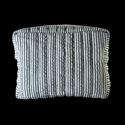 Basic u0026 More Toilettasker m Beige og Grå Stribe EASON ( 27x10x20cm) Stor> Julegaver Til Hende|Toilettasker