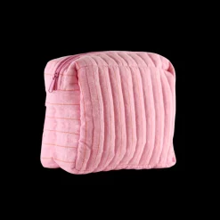 Basic u0026 More Toilettasker m Lyserød og Orange Stribe EASON ( 27x10x20cm) Stor> Julegaver Til Hende|Toilettasker