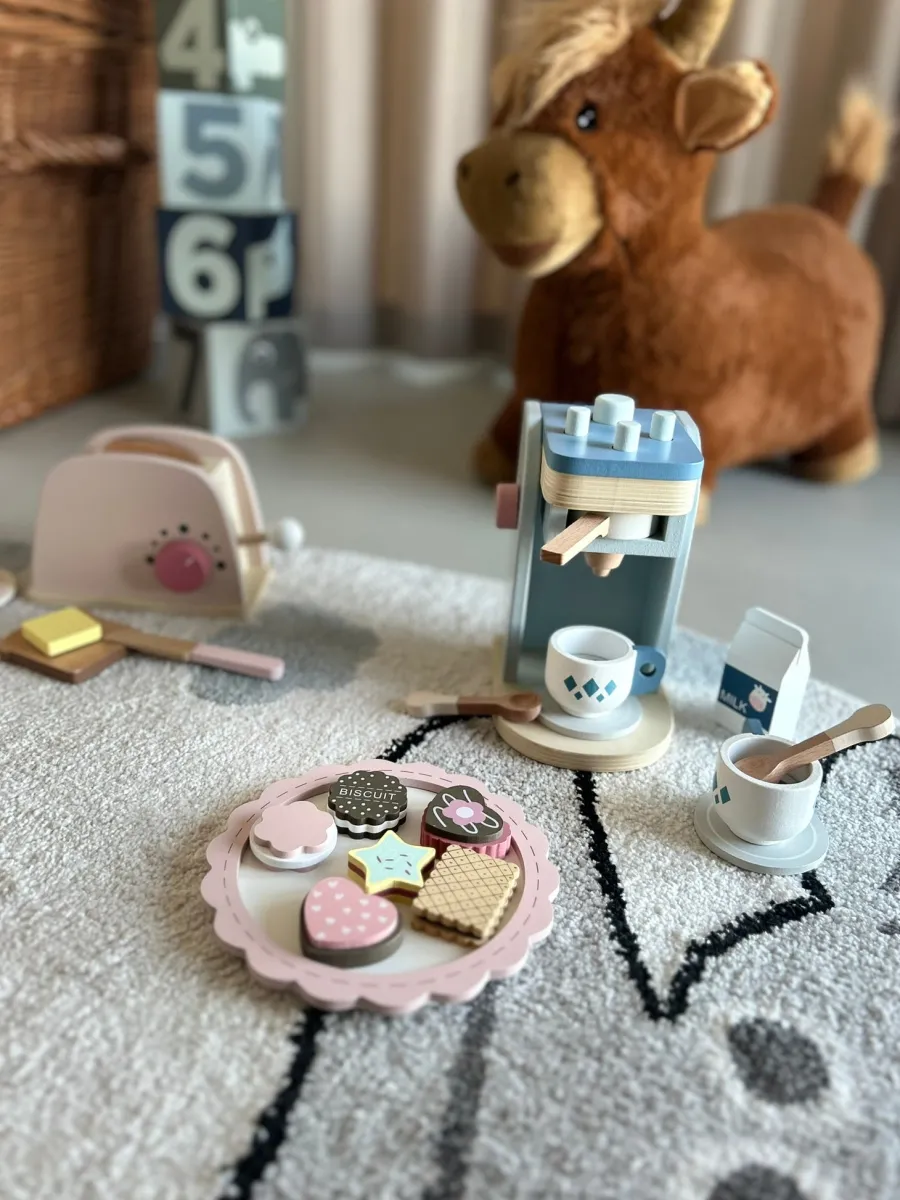 Basic u0026 More Trælegetøj Kaffe Sæt>Børn Legetøj &Amp; Spil