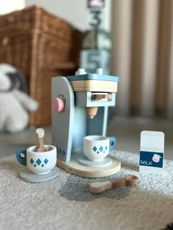 Basic u0026 More Trælegetøj Kaffe Sæt><noscript><img width=