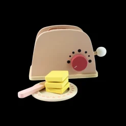 Basic u0026 More Trælegetøj Toaster Sæt><noscript><img width=