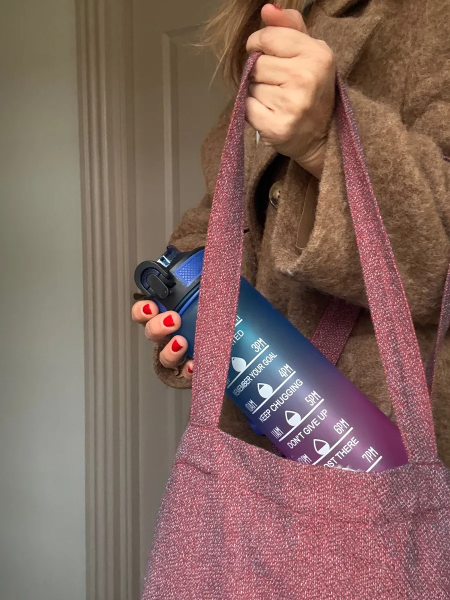 Basic u0026 More Vandflaske i Blå/Lyserød DIDI (1liter)> Termo- & Vandflasker