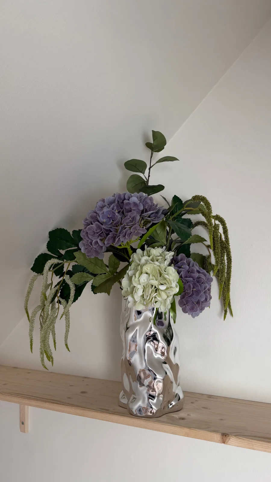 Basic u0026 More Vase GAFUR (Ø15 x 25,5cm) Silver Farve> Julegaver Til Hende|Vaser & Krukker