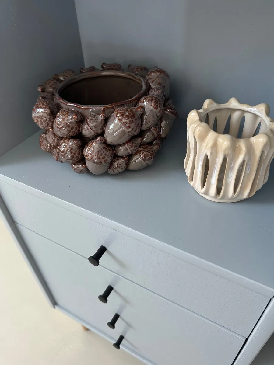 Basic u0026 More Vase m Agern ALVIN (20,8x20x10cm)> Julegaver Til Hende|Jul