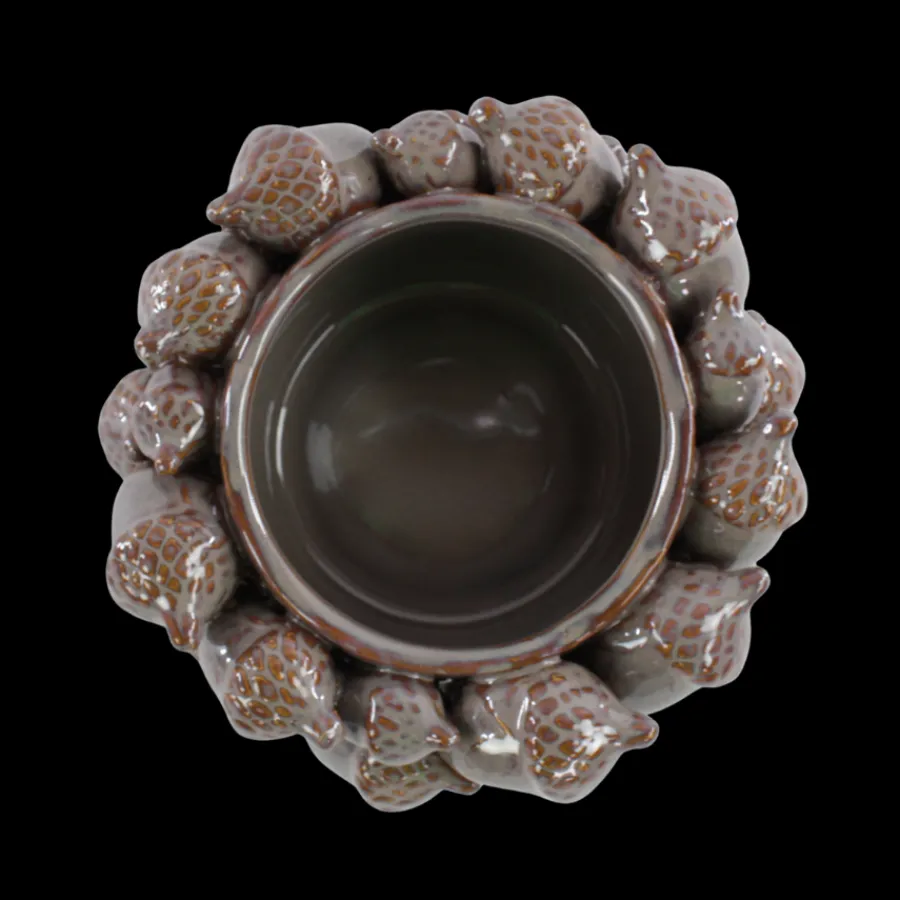 Basic u0026 More Vase m Agern ALVIN (20,8x20x10cm)> Julegaver Til Hende|Jul