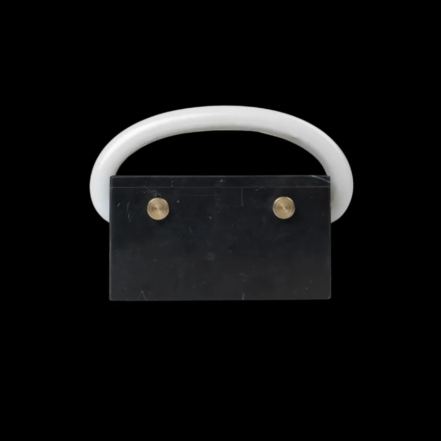 VICE . Lampefod m. LED. H:8 cm. Sort marmor> Julegaver Til Hende|Julegaver Til Ham