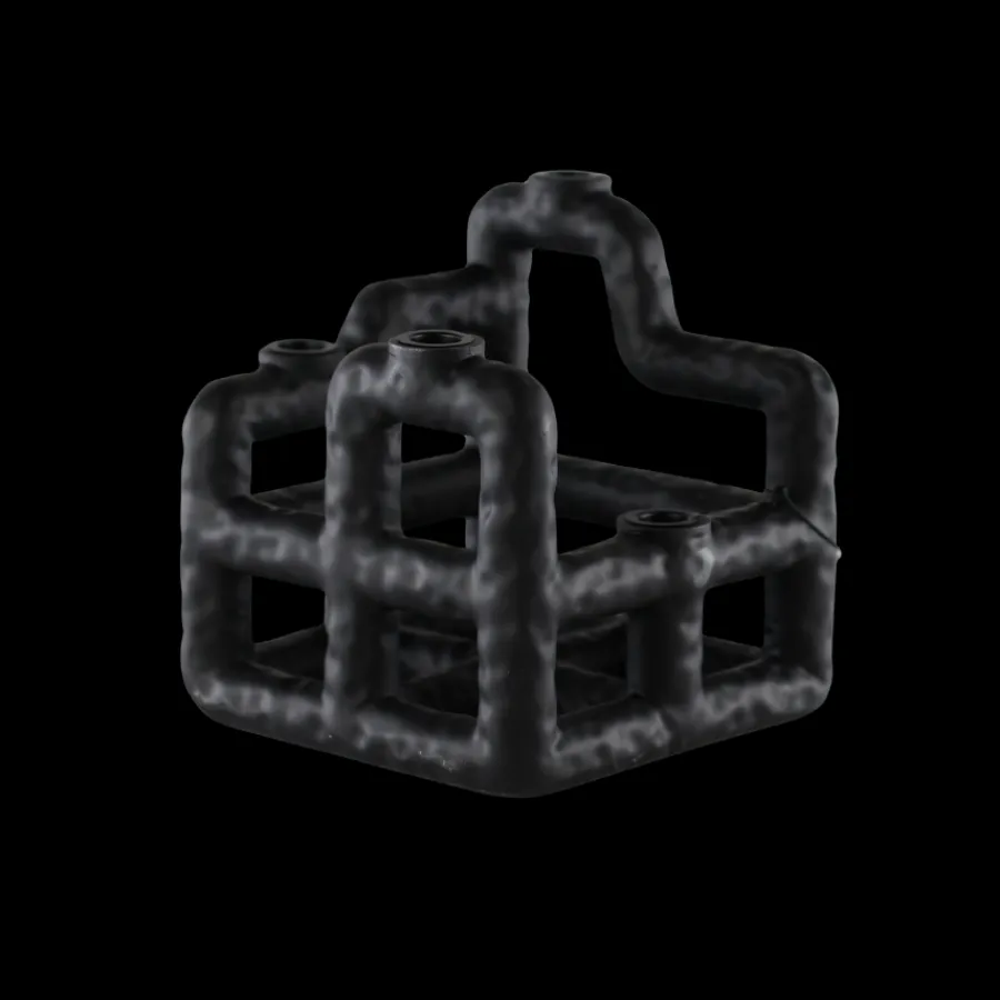 Villa Interior Villa - Lysestage Lyng Sort Polyresin (21 x 23 cm)> Julegaver Til Hende|Lysestager & Stearinlys